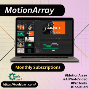 Motion Array Premium – Monthly Subscription for Unlimited Templates, Presets & Assets