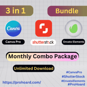Creative Bundle – Canva Pro, Shutterstock & Envato Elements