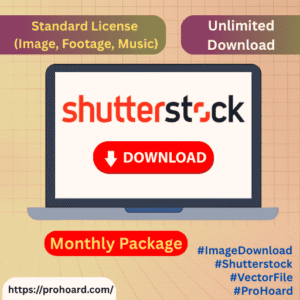 Shutterstock Standard License – Unlimited Downloads with Monthly Access